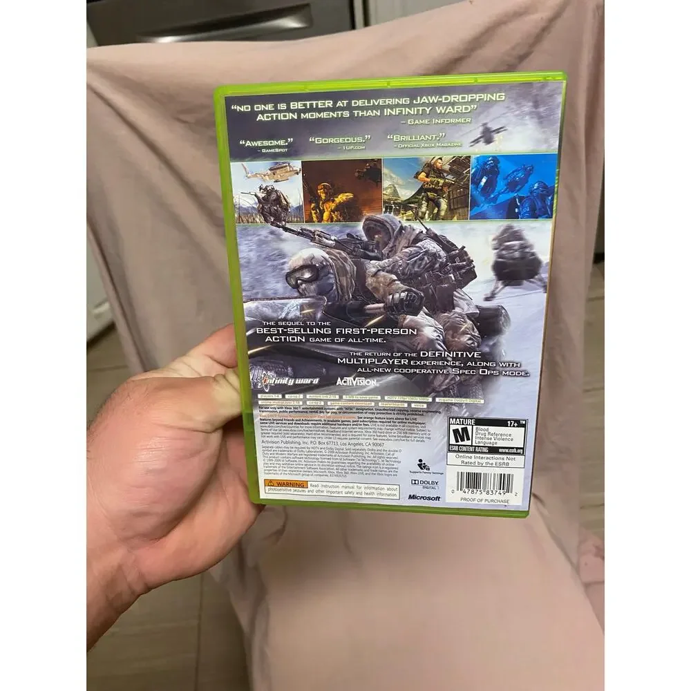 Call of Duty: Modern Warfare 2 (Microsoft Xbox 360, 2009) CIB